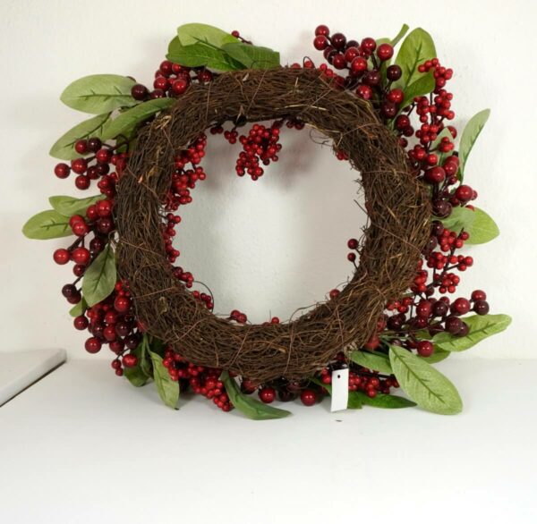 Dekokranz Naturkranz Tischkranz Berry Kranz 53 cm ∅