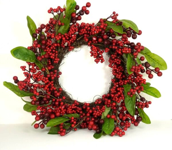 Dekokranz Naturkranz Tischkranz Berry Kranz 53 cm ∅