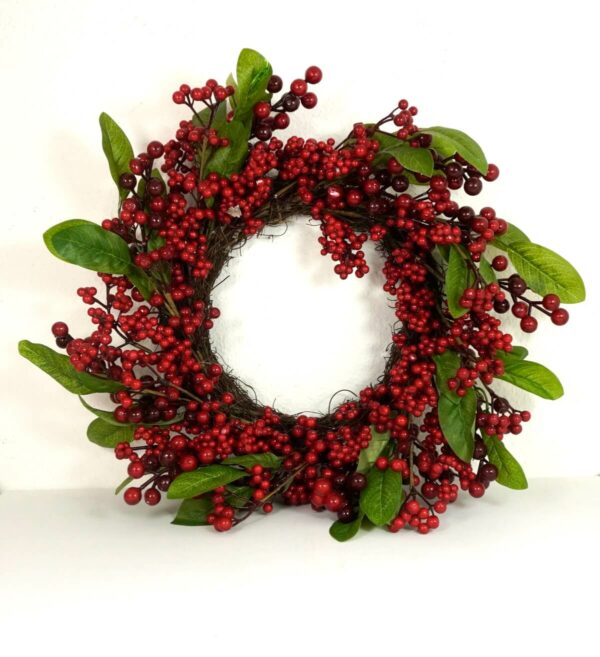 Dekokranz Naturkranz Tischkranz Berry Kranz 53 cm ∅