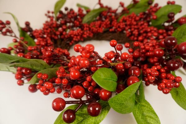 Dekokranz Naturkranz Tischkranz Berry Kranz 53 cm ∅