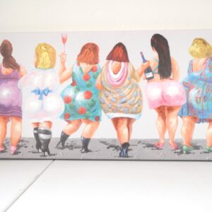 Sabo Design Wandbild Leinwandbild Dufte Frauen 70x35cm