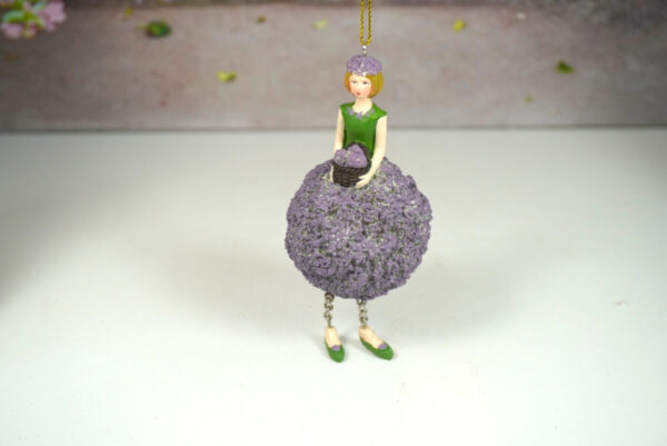 Deko Figur Blumenmädchen Alliummädchen zum Hängen