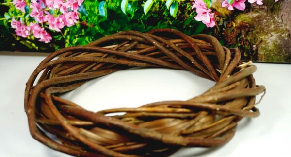 Dekokranz Weidenkranz Naturkranz getrocknet Braun 27cm ∅