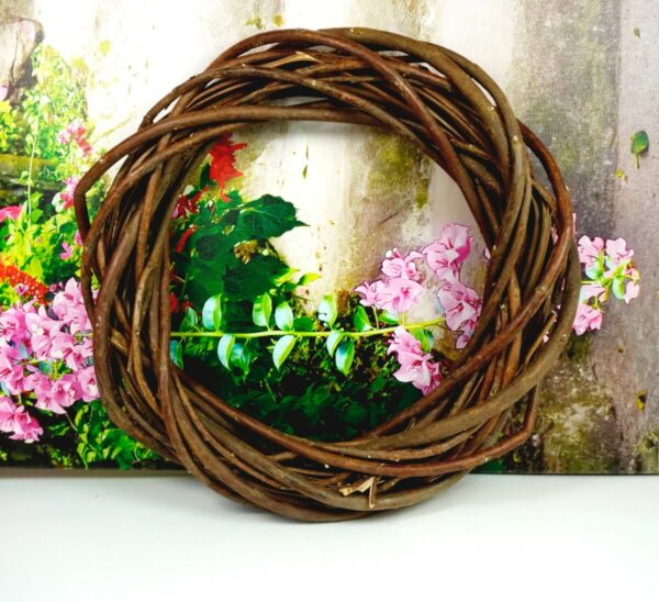 Dekokranz Weidenkranz Naturkranz getrocknet Braun 27cm ∅