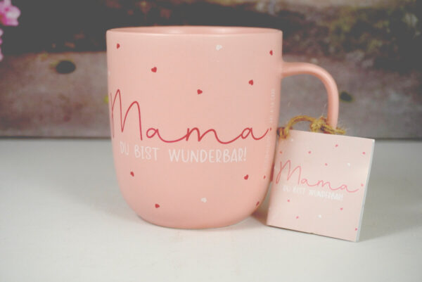 PPD Henkelbecher Kaffeebecher Mug Mama Du Bist Wunderbar