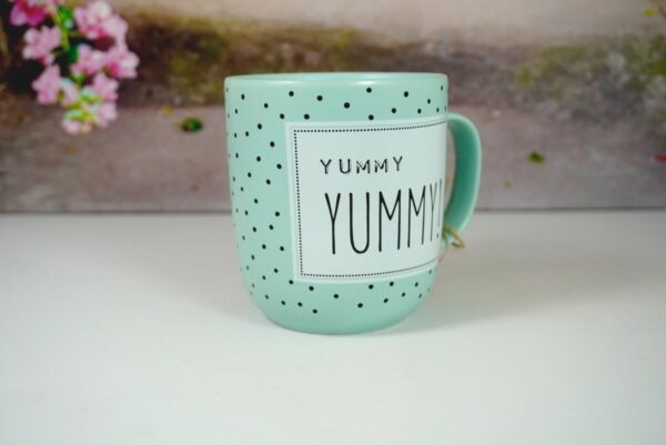 PPD Henkelbecher Kaffeebecher Mug Yummy Yummy
