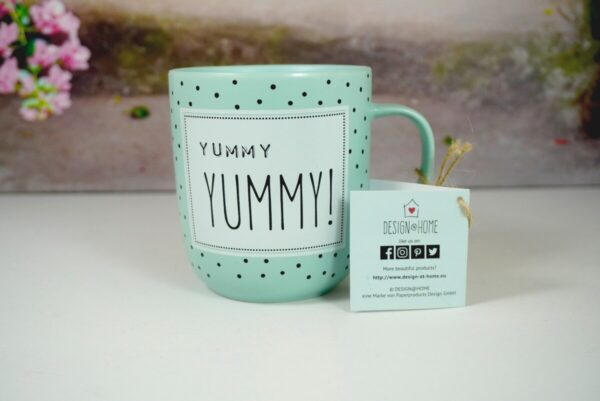 PPD Henkelbecher Kaffeebecher Mug Yummy Yummy