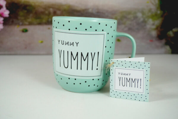 PPD Henkelbecher Kaffeebecher Mug Yummy Yummy