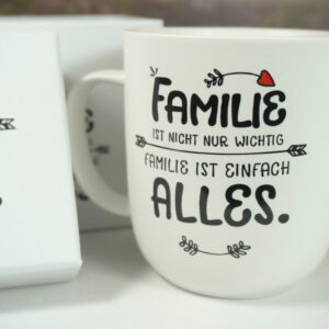 PPD Henkelbecher Mug Familie Ist Nicht Nur Wichtig Familie Ist Einfach Alles