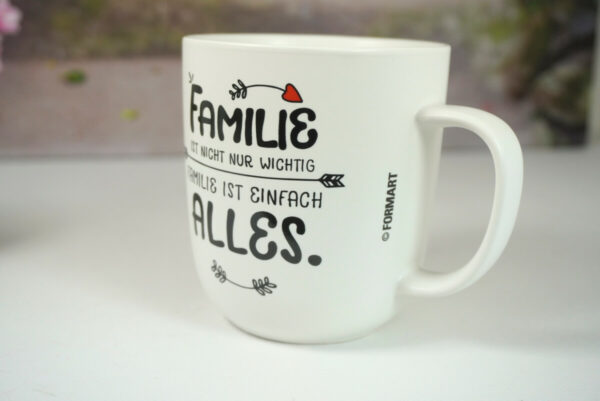 PPD Henkelbecher Mug Familie Ist Nicht Nur Wichtig Familie Ist Einfach Alles