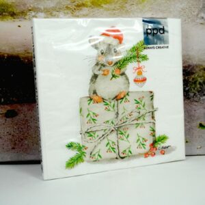PPD Servietten Christmas Fridolin