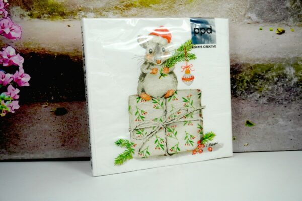 PPD Servietten Christmas Fridolin