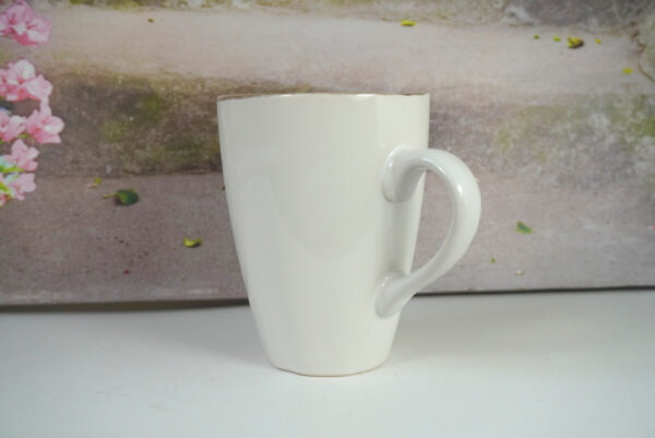 Wurm Henkelbecher Kaffeetasse Kaffee Pott Steingut Becher