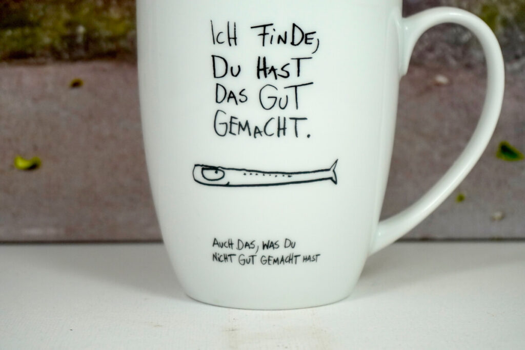 edition Gute Geister Porzellanbecher Ich Finde Du Hast Das Gut Gemacht Elfengarten Dormagen