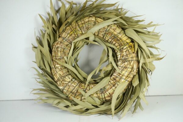 Couronne Eucalyptuskranz Naturkranz Wreath long leaves 35cm ∅