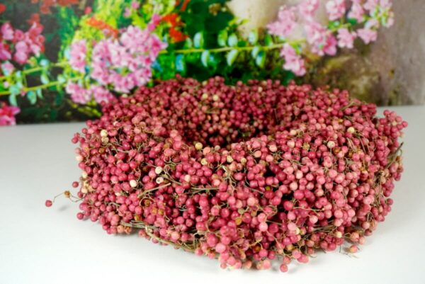 Deko Naturkranz Pfefferbeerenkranz Pepperberry Kranz 30cm ∅