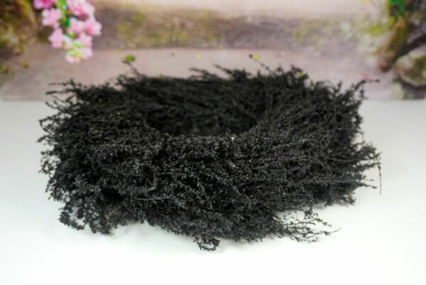 Deko Naturkranz Tischkranz Solidago wreath black 28cm ∅