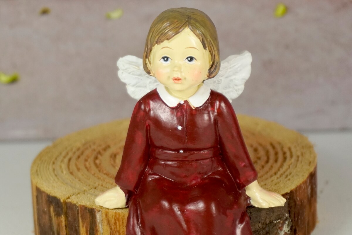 Dekofigur Schutzengel Engel Kantenhocker Mädchen Lisa 10,5 cm - Elfengarten  Dormagen | Dekofiguren