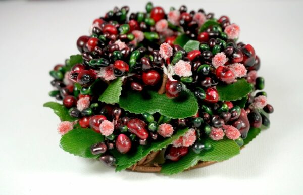 Dekokranz Tischkranz Kunststoff Kerzenkränzchen Sweet Berry 9 cm ∅