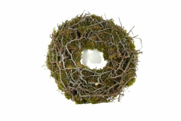 Deko Naturkranz Bonsaikranz Tischkranz Moos Natur 30 cm ∅