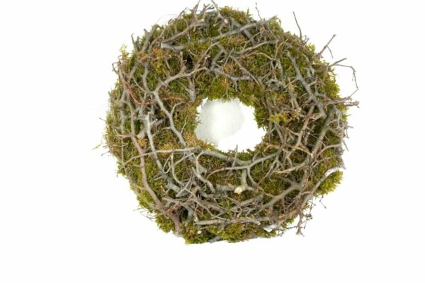 Deko Naturkranz Bonsaikranz Tischkranz Moos Natur 30 cm ∅