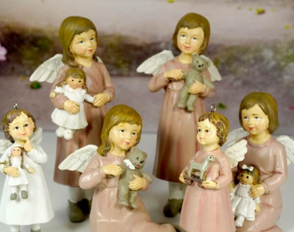 Elfengartenshop Dekofiguren Schutzengel Engel Mädchen