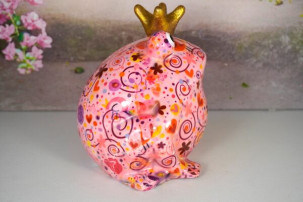 Pomme Pidou Spardose Money Bank Frosch Freddy Blümchen Bird