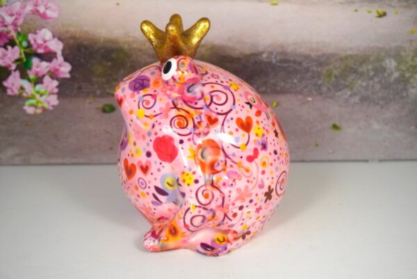 Pomme Pidou Spardose Money Bank Frosch Freddy Blümchen Bird