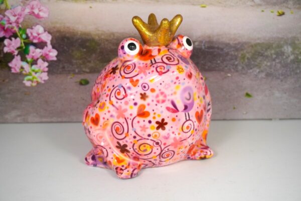 Pomme Pidou Spardose Money Bank Frosch Freddy Blümchen Bird