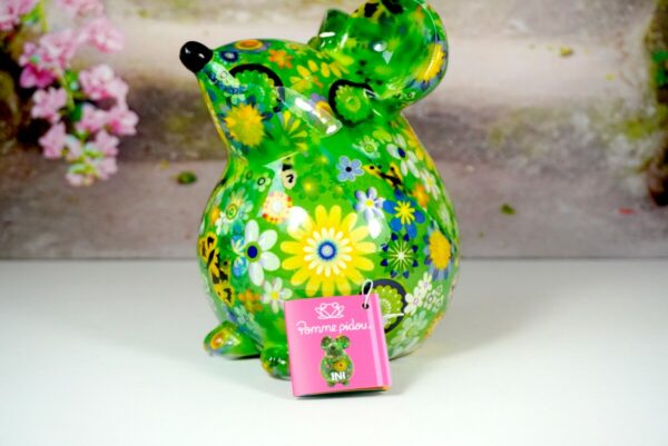 Pomme Pidou Spardose Money Bank Maus Ini Green Schmetterlinge