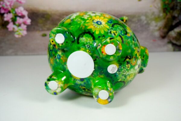 Pomme Pidou Spardose Money Bank Schwein Peggy Green Schmetterling