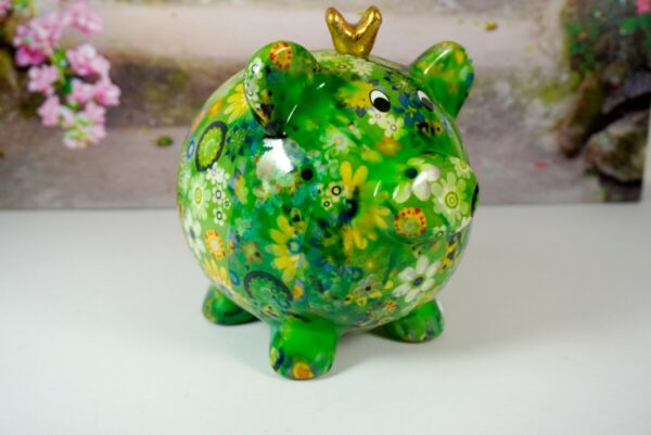 Pomme Pidou Spardose Money Bank Schwein Peggy Green Schmetterling