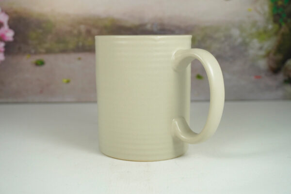 Wurm Henkelbecher Kaffeetasse Kaffee Pott Beige Style