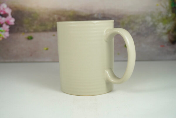 Wurm Henkelbecher Kaffeetasse Kaffee Pott Beige Style