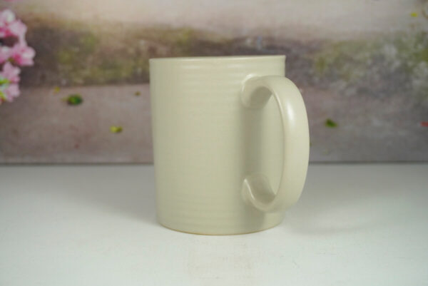 Wurm Henkelbecher Kaffeetasse Kaffee Pott Beige Style