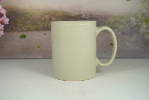 Wurm Henkelbecher Kaffeetasse Kaffee Pott Beige Style