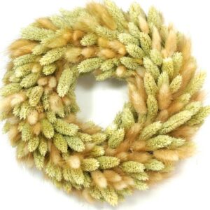 Couronne Deko Naturkranz Tischkranz Samtgras Kranz 28cm