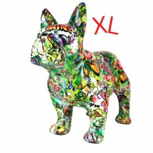 Pomme Pidou Spardose Money Bank Bulldogge Jack XL Green Love