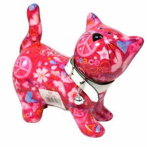 Pomme Pidou Spardose Money Bank Katze Kitty Peace Rose