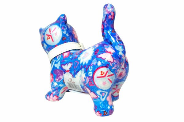 Pomme Pidou Spardose Money Bank Katze Kitty Peace Blau