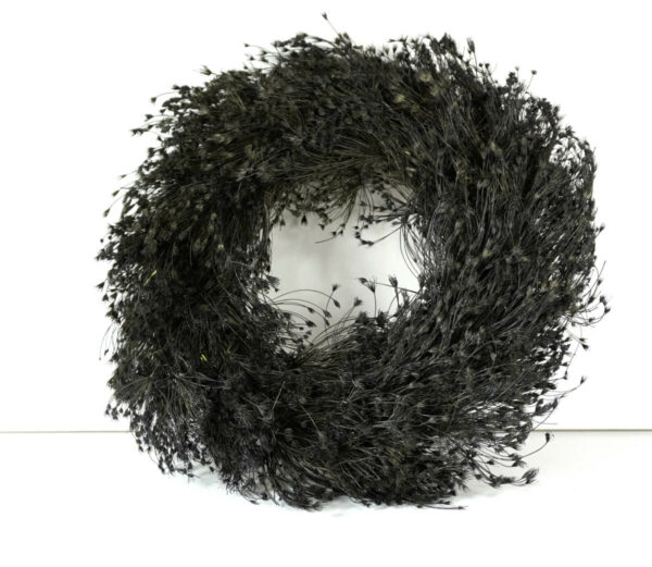 Deko Kranz Wandkranz Naturkranz Tischkranz Wreath Dill Black 30cm ∅