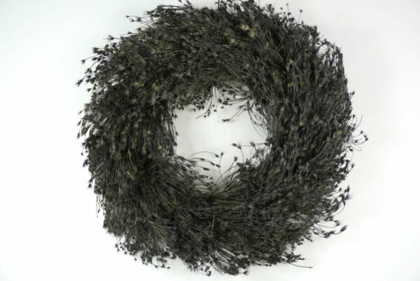 Deko Kranz Wandkranz Naturkranz Tischkranz Wreath Dill Black 30cm ∅