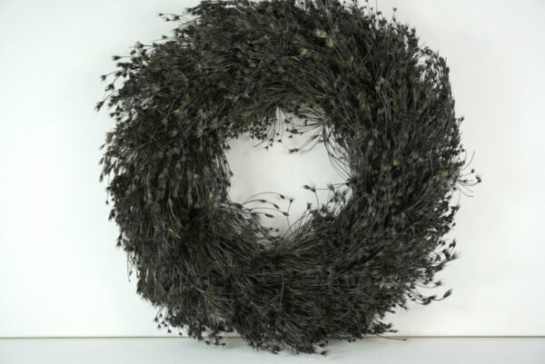 Deko Kranz Wandkranz Naturkranz Tischkranz Wreath Dill Black 30cm ∅