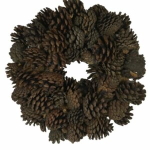 Deko Naturkranz Tischkranz Herbstkranz Zapfen Natur 35 cm ∅
