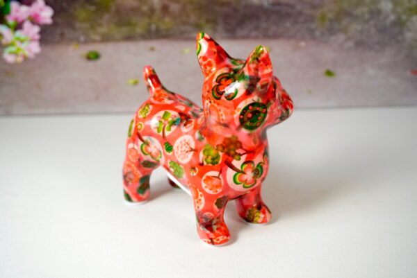 Pomme Pidou Money Bank Spardose Boomer Petit Red Flower