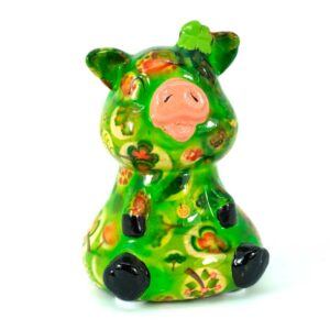 Pomme Pidou Money Bank Spardose Glücksschwein Lucky Grün
