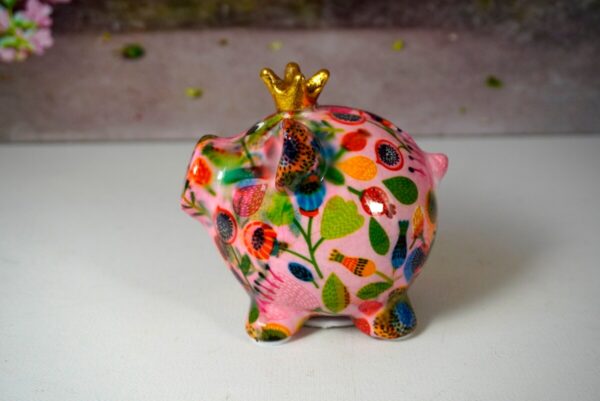 Pomme Pidou Money Bank Spardose Rosie Petit Rose Flower