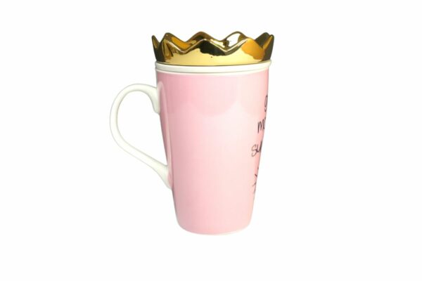 Mea Living Teeset Henkelbecher mit Teesieb & Krone Good morning Sunshine