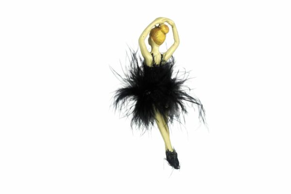 Deko Figur Ballerina Feder Kleid Dekohänger Blacky Princess