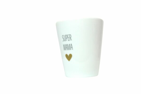 Krasilnikoff Kaffeebecher Sprüche Tasse Mug Cup Super Mama